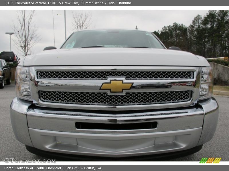 Summit White / Dark Titanium 2012 Chevrolet Silverado 1500 LS Crew Cab