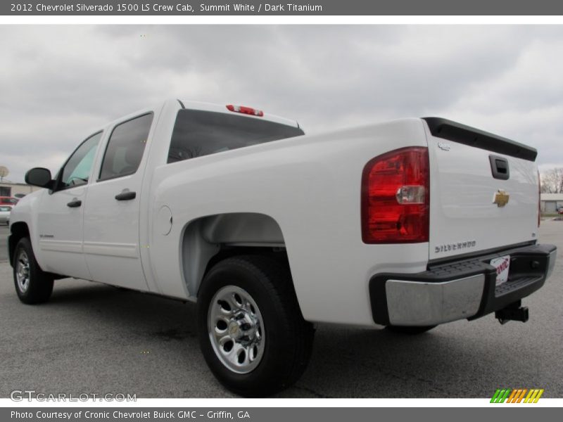 Summit White / Dark Titanium 2012 Chevrolet Silverado 1500 LS Crew Cab