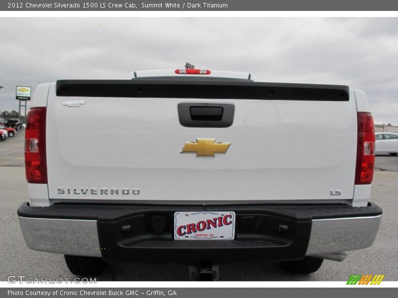 Summit White / Dark Titanium 2012 Chevrolet Silverado 1500 LS Crew Cab