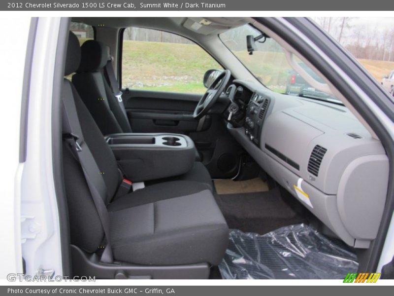 Summit White / Dark Titanium 2012 Chevrolet Silverado 1500 LS Crew Cab