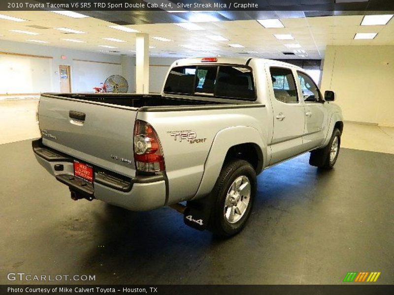 Silver Streak Mica / Graphite 2010 Toyota Tacoma V6 SR5 TRD Sport Double Cab 4x4