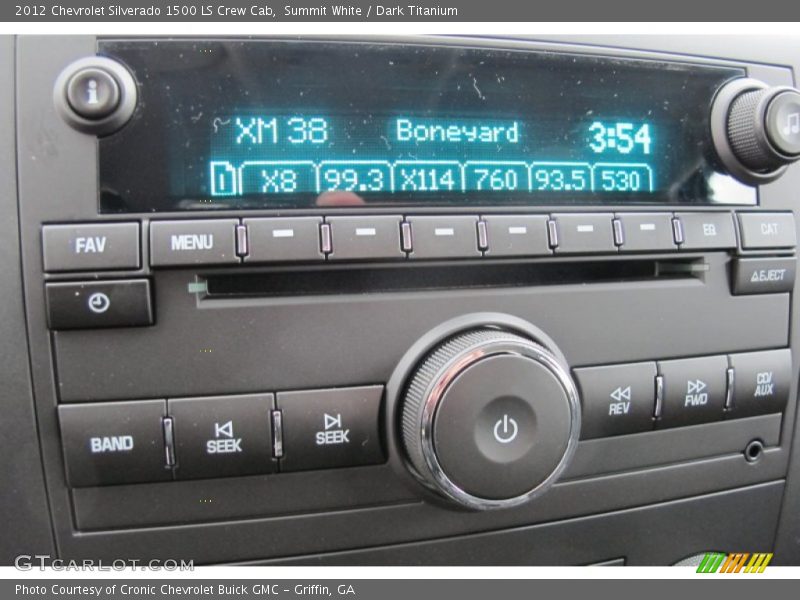 Audio System of 2012 Silverado 1500 LS Crew Cab