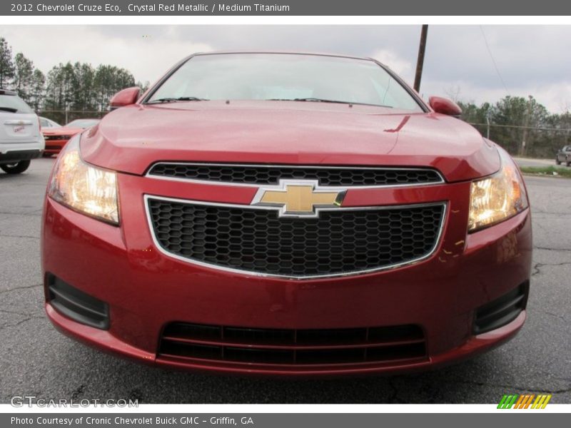 Crystal Red Metallic / Medium Titanium 2012 Chevrolet Cruze Eco