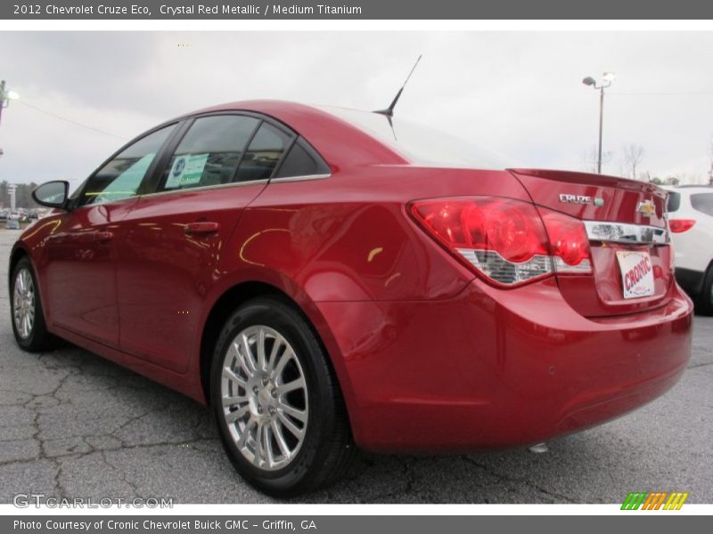 Crystal Red Metallic / Medium Titanium 2012 Chevrolet Cruze Eco