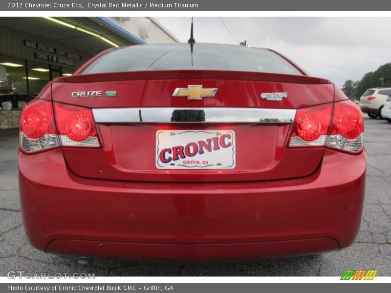 Crystal Red Metallic / Medium Titanium 2012 Chevrolet Cruze Eco