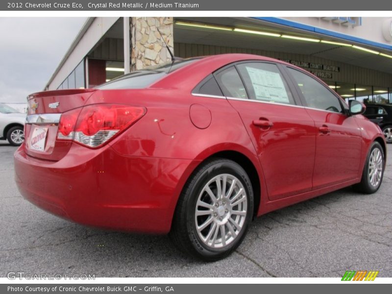 Crystal Red Metallic / Medium Titanium 2012 Chevrolet Cruze Eco
