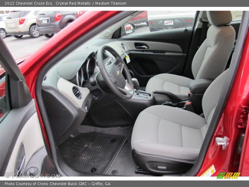 Crystal Red Metallic / Medium Titanium 2012 Chevrolet Cruze Eco