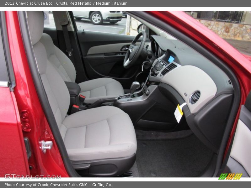 Crystal Red Metallic / Medium Titanium 2012 Chevrolet Cruze Eco
