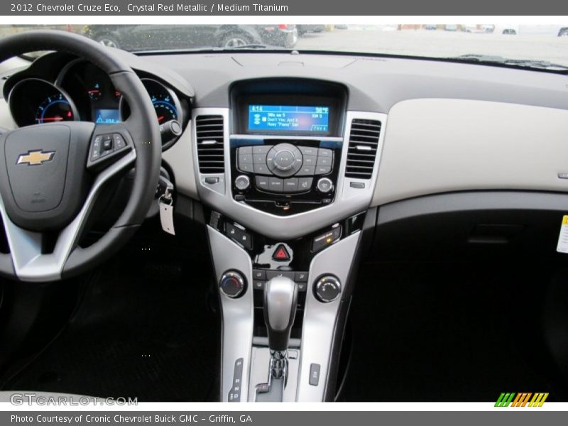 Crystal Red Metallic / Medium Titanium 2012 Chevrolet Cruze Eco