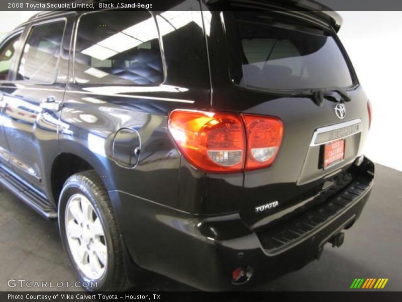 Black / Sand Beige 2008 Toyota Sequoia Limited