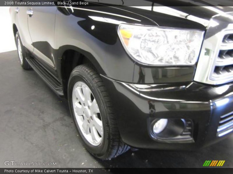Black / Sand Beige 2008 Toyota Sequoia Limited