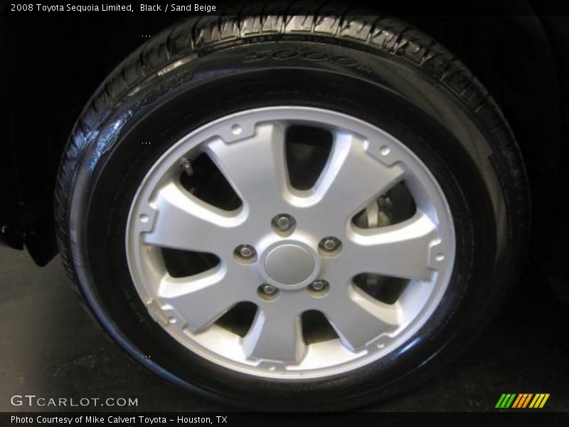 Black / Sand Beige 2008 Toyota Sequoia Limited