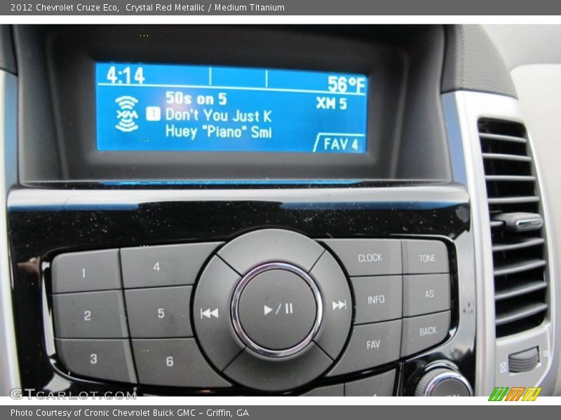 Crystal Red Metallic / Medium Titanium 2012 Chevrolet Cruze Eco