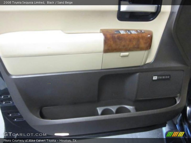 Black / Sand Beige 2008 Toyota Sequoia Limited