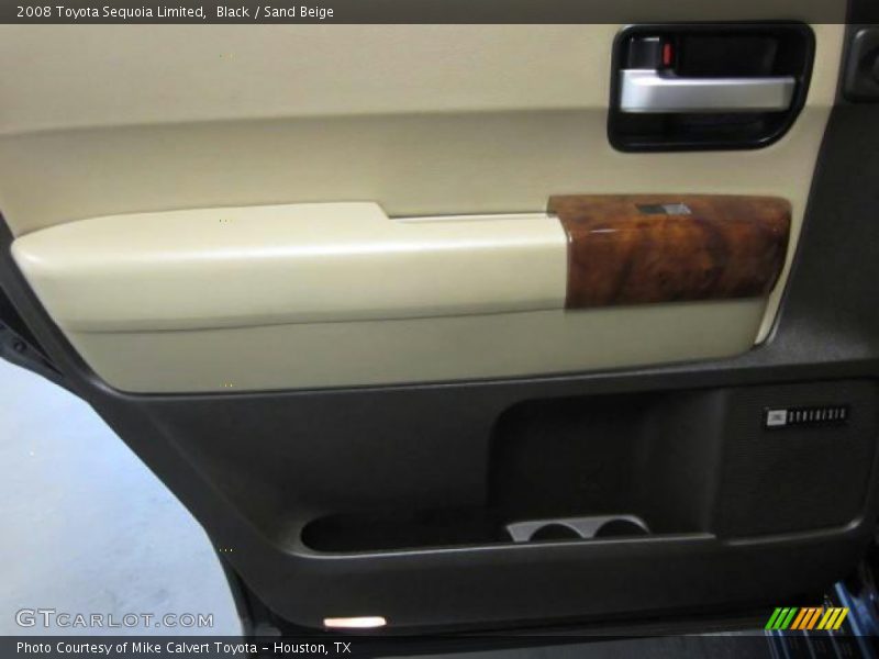 Black / Sand Beige 2008 Toyota Sequoia Limited