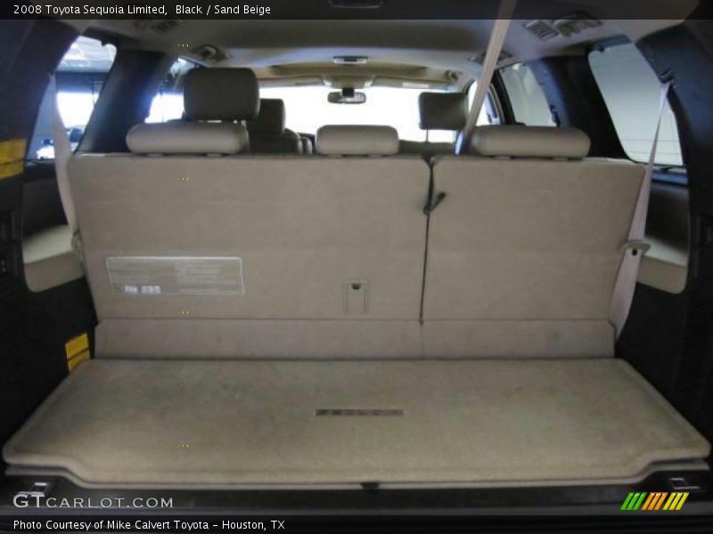 Black / Sand Beige 2008 Toyota Sequoia Limited