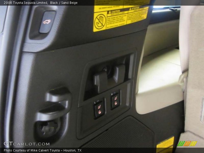 Black / Sand Beige 2008 Toyota Sequoia Limited