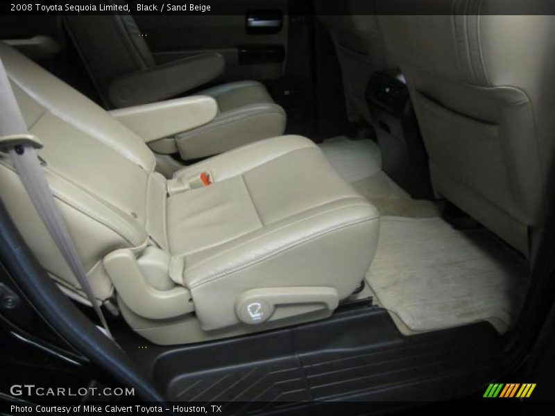 Black / Sand Beige 2008 Toyota Sequoia Limited
