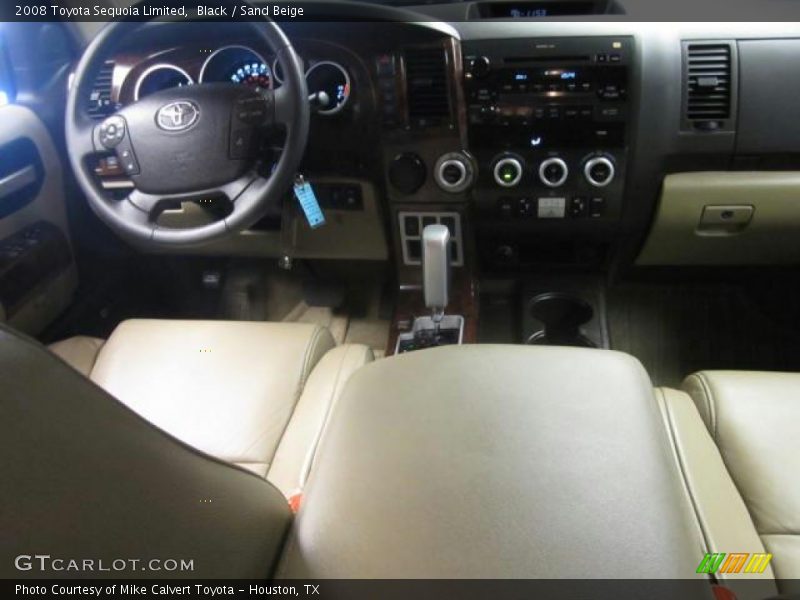 Black / Sand Beige 2008 Toyota Sequoia Limited