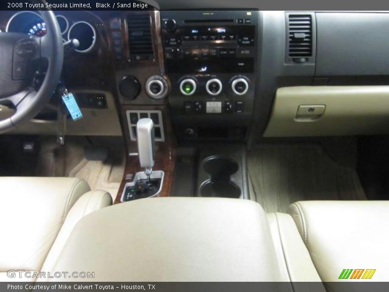 Black / Sand Beige 2008 Toyota Sequoia Limited