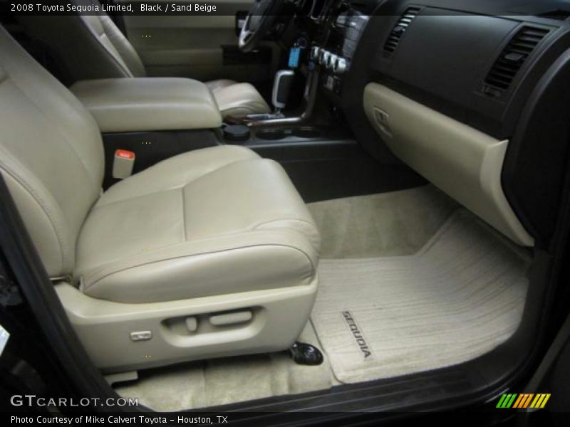 Black / Sand Beige 2008 Toyota Sequoia Limited