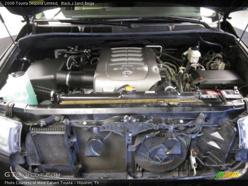 Black / Sand Beige 2008 Toyota Sequoia Limited