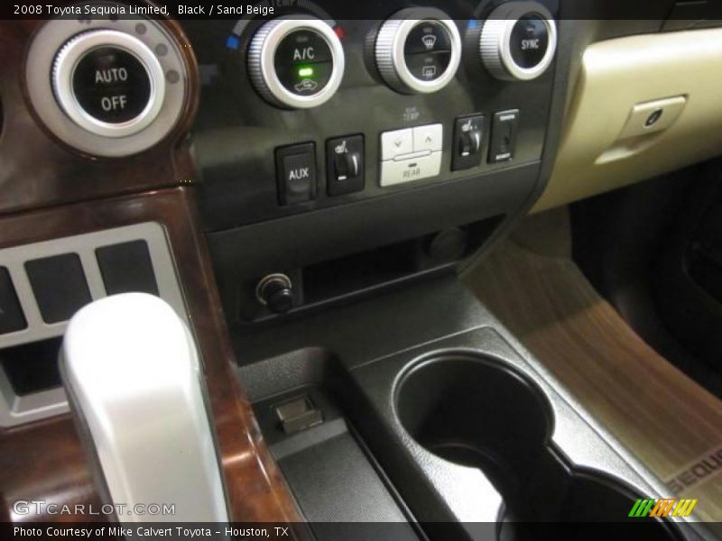Black / Sand Beige 2008 Toyota Sequoia Limited