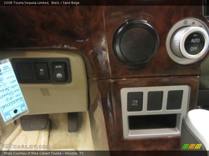 Black / Sand Beige 2008 Toyota Sequoia Limited