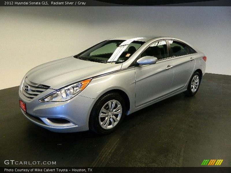 Radiant Silver / Gray 2012 Hyundai Sonata GLS