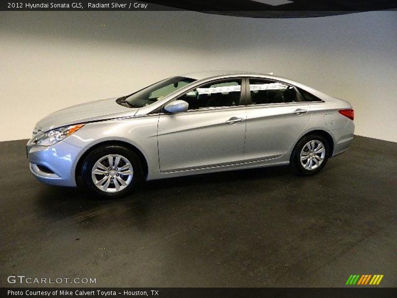Radiant Silver / Gray 2012 Hyundai Sonata GLS