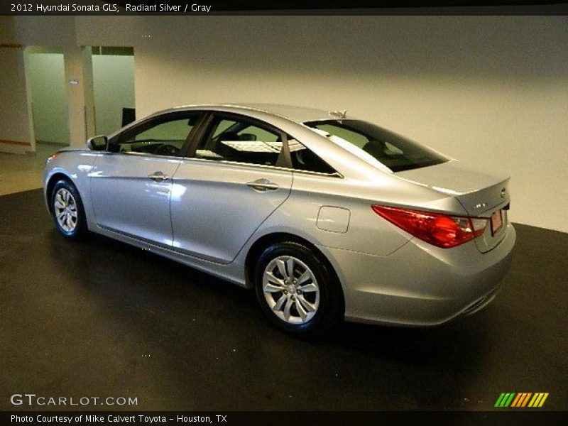 Radiant Silver / Gray 2012 Hyundai Sonata GLS