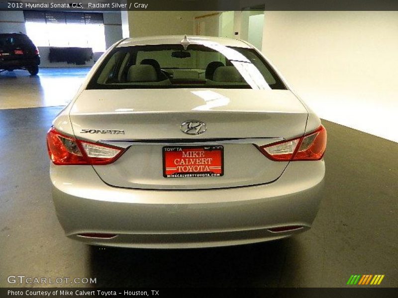 Radiant Silver / Gray 2012 Hyundai Sonata GLS