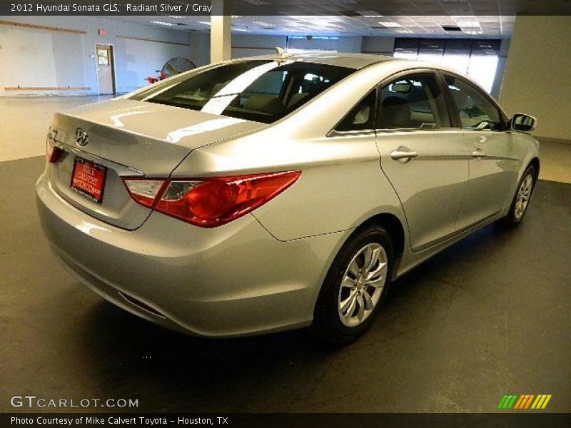 Radiant Silver / Gray 2012 Hyundai Sonata GLS