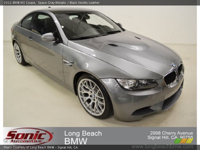 Space Gray Metallic / Black Novillo Leather 2011 BMW M3 Coupe