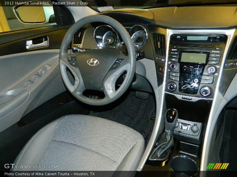Radiant Silver / Gray 2012 Hyundai Sonata GLS
