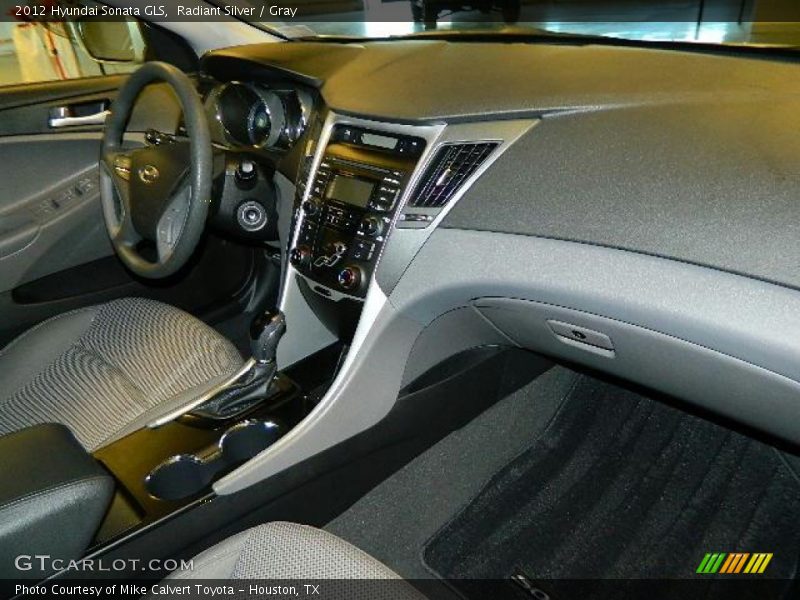 Radiant Silver / Gray 2012 Hyundai Sonata GLS