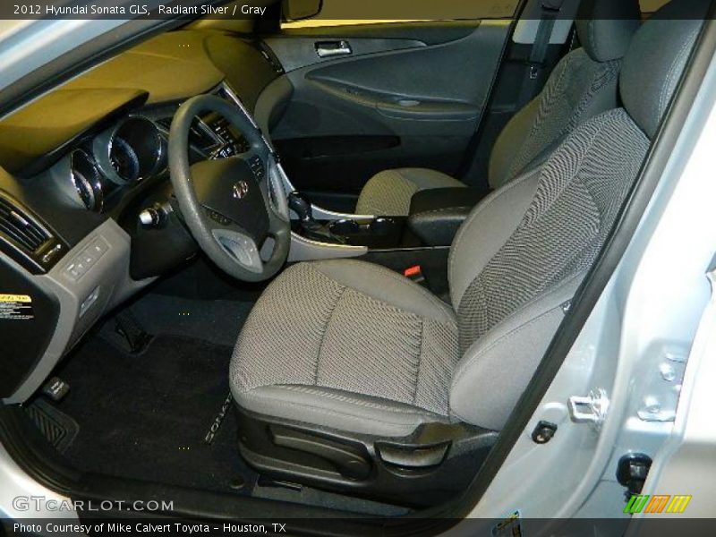 Radiant Silver / Gray 2012 Hyundai Sonata GLS