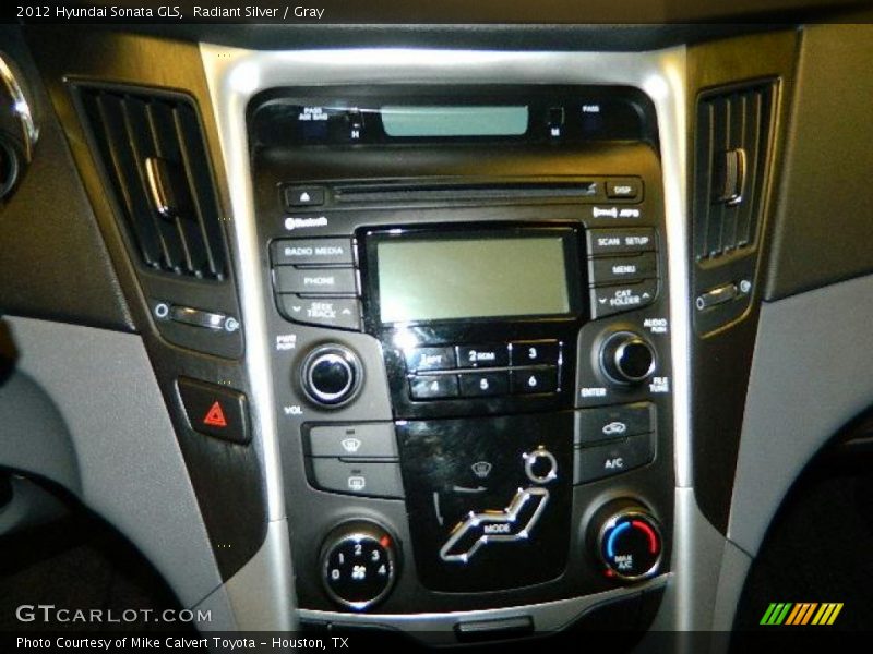 Radiant Silver / Gray 2012 Hyundai Sonata GLS