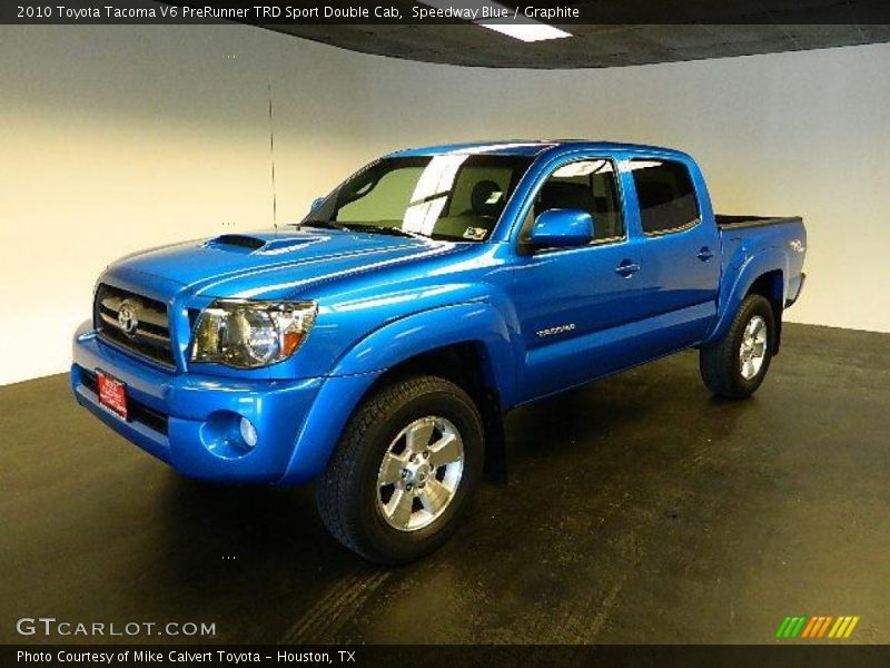 Speedway Blue / Graphite 2010 Toyota Tacoma V6 PreRunner TRD Sport Double Cab