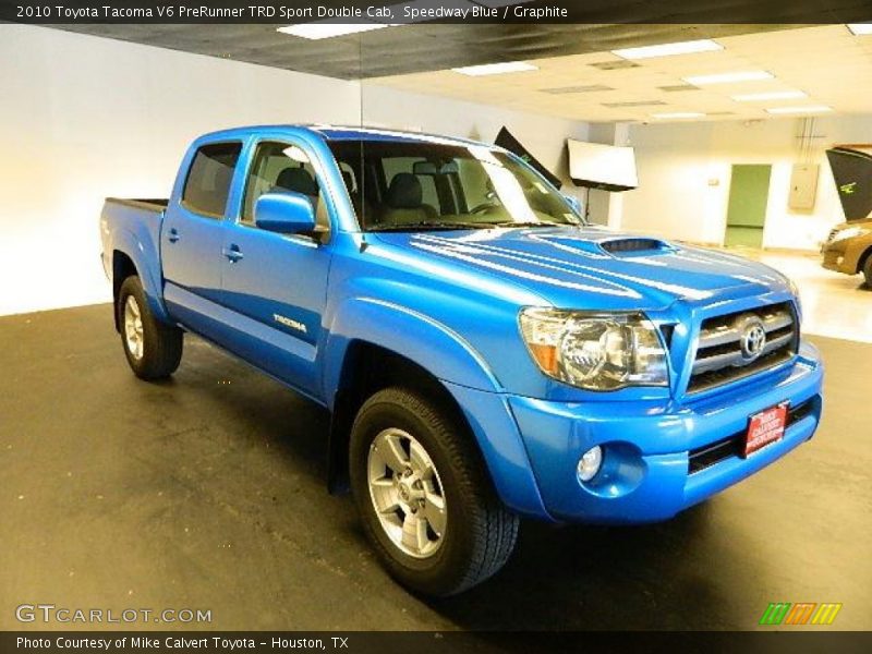 Speedway Blue / Graphite 2010 Toyota Tacoma V6 PreRunner TRD Sport Double Cab
