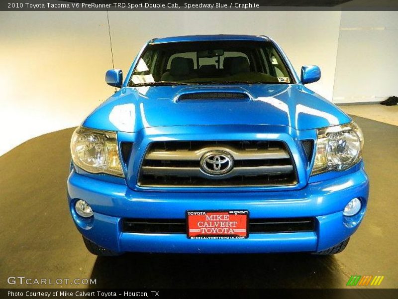 Speedway Blue / Graphite 2010 Toyota Tacoma V6 PreRunner TRD Sport Double Cab