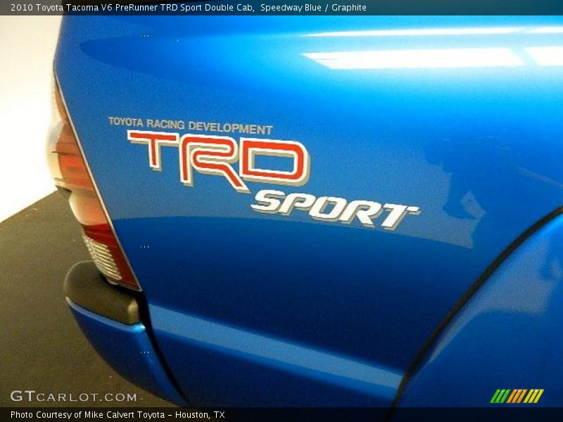 Speedway Blue / Graphite 2010 Toyota Tacoma V6 PreRunner TRD Sport Double Cab