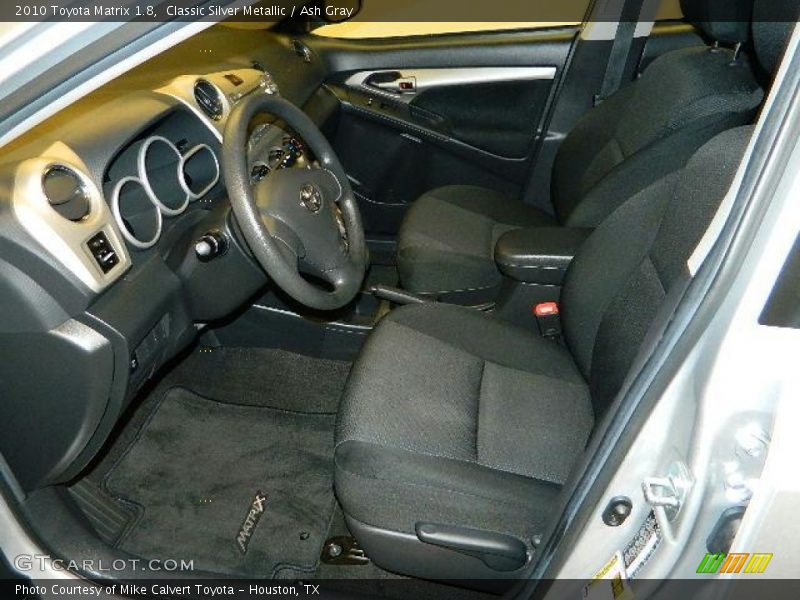 Classic Silver Metallic / Ash Gray 2010 Toyota Matrix 1.8