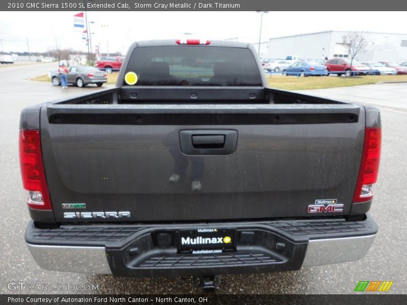 Storm Gray Metallic / Dark Titanium 2010 GMC Sierra 1500 SL Extended Cab