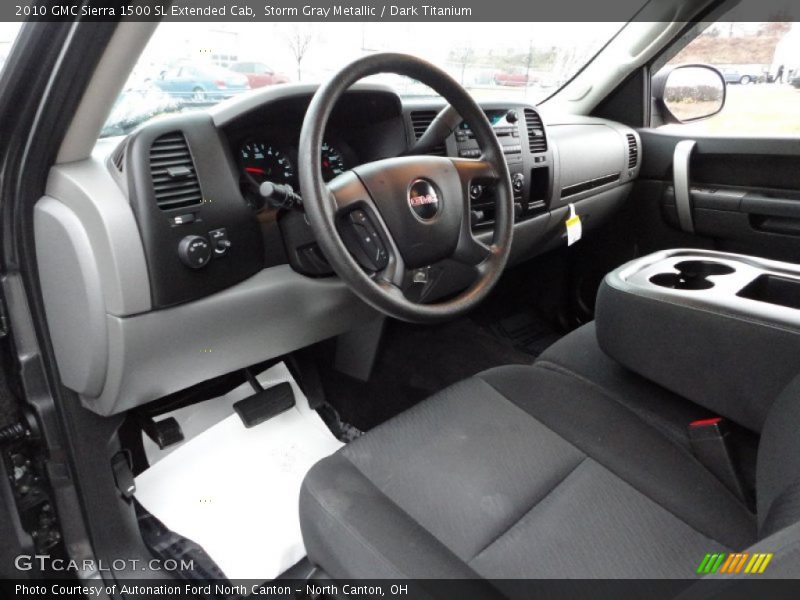 Dashboard of 2010 Sierra 1500 SL Extended Cab
