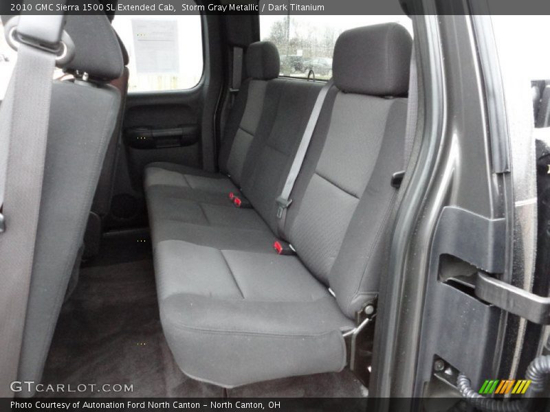  2010 Sierra 1500 SL Extended Cab Dark Titanium Interior