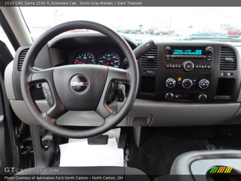 Dashboard of 2010 Sierra 1500 SL Extended Cab