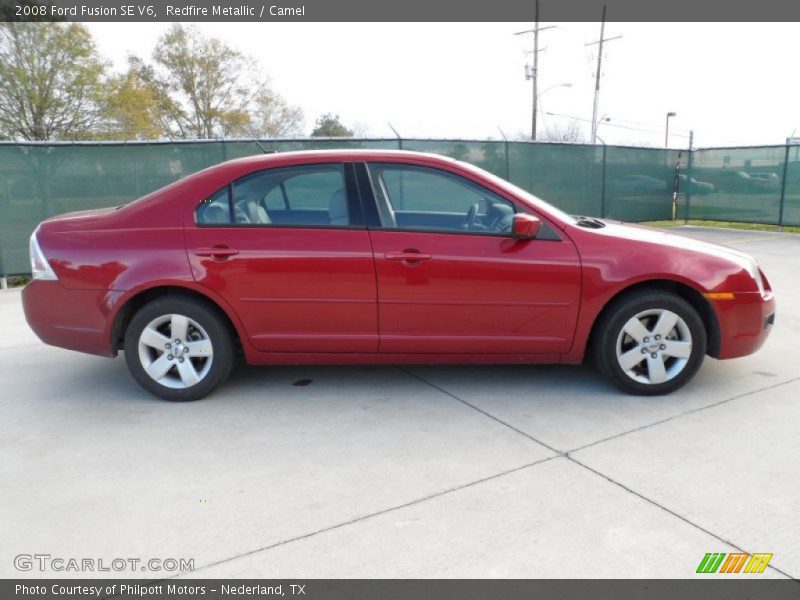 Redfire Metallic / Camel 2008 Ford Fusion SE V6