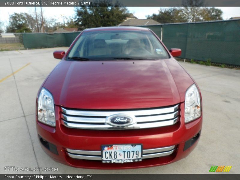 Redfire Metallic / Camel 2008 Ford Fusion SE V6