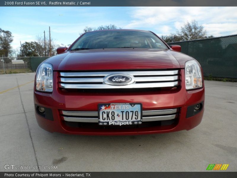 Redfire Metallic / Camel 2008 Ford Fusion SE V6